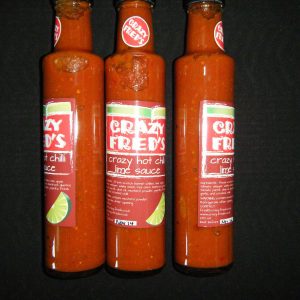 Crazy Fred's Crazy Hot Chilli Lime Sauce