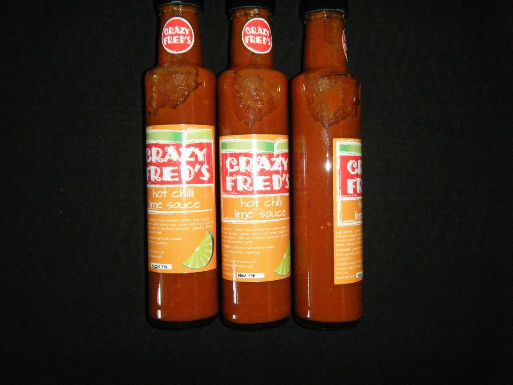 Crazy Fred's Hot Chilli Lime Sauce