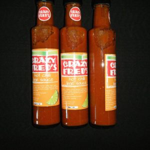 Crazy Fred's Hot Chilli Lime Sauce
