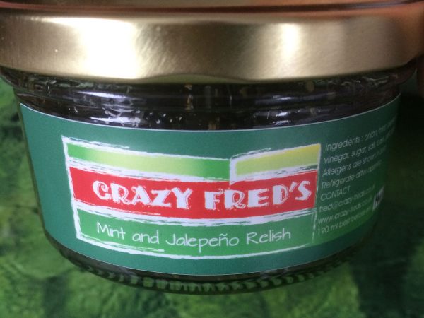Crazy Fred's Mint and Jalapeno Relish